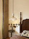 French Mid-Century Style Bedroom Bedside Chandelier, Ceramic Retro American Clothing Store Aisle Entrance Cloakroom Small Chandelier