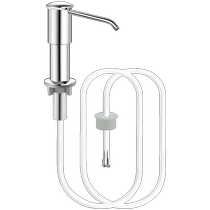 Kitchen sink soap dispenser extension tube detergent press heightening pump head detergent bottle extender extractor