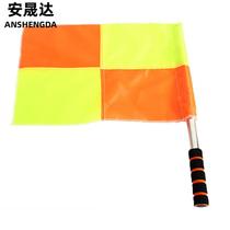 Anshengda Traffic Red and Green Command Flag Railway Intersection Signal Flag Soccer Referee Warns Flag Four