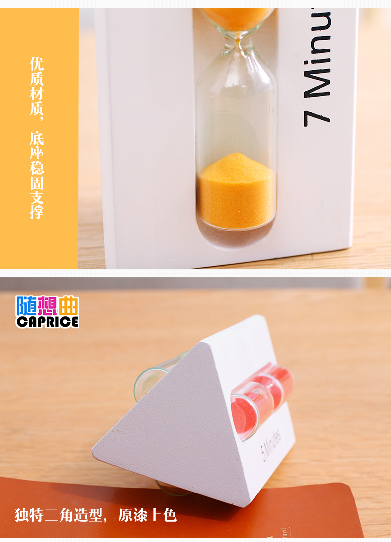 Kết hợp đồng hồ bấm giờ đồng hồ trẻ em 3/5/7 phút thời gian mini cát trang trí nhà nhỏ mẫu tủ trang trí phòng khách đẹp