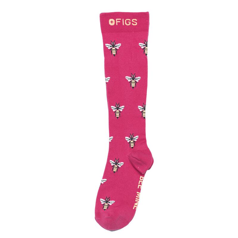 Relieve Legs, Standing Fatigue, Promote Blood Circulation, Beautiful Leg Shaping, Little Bee Long-Tube Women's Pressure Socks Fg