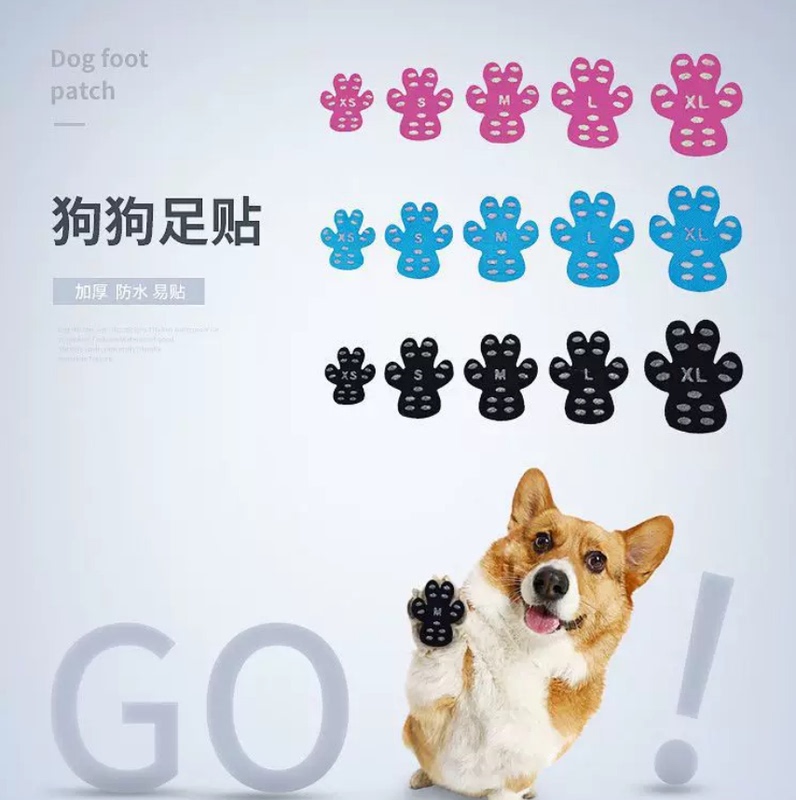 Puppy Paw Protection~Non-Slip Foot Pads for Small and Large Dogs, Protective Pads for Dog Paws, Dog Toe Grip Pads