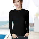 Черный лонгслив, термобелье, эластичная футболка