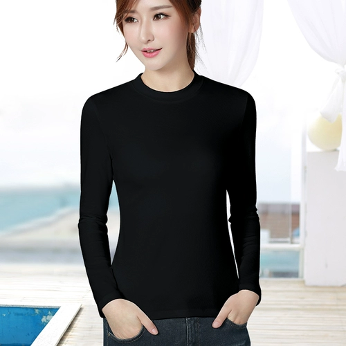 Черный лонгслив, термобелье, эластичная футболка