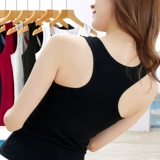 Хлопковая спортивная черная майка топ для спортзала, красивая спина, большой размер, в обтяжку, с лямками