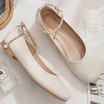 IEF Aiyifu Official Flagship Store Mary Jane Shoes 2024 Spring and Autumn New Style Shallow Mouth Flat Bottom Evening Breeze Gentle