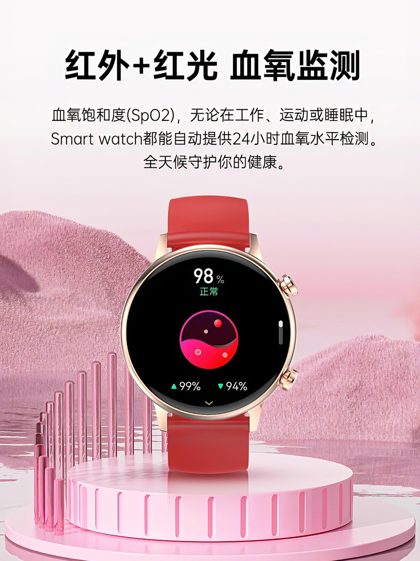 Women's Heart Rate and Blood Oxygen Monitoring, Multifunctional Menstrual Cycle Reminder, Health Monitoring, High-Definition Bluetooth Calling, Waterproof, Alipay, Nfc Access Control, Women's Smart Watch Bracelet, High Appearance Value