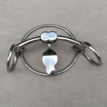 Speed ​​horse bit equestrian supplies stainless steel harness large ring horse bit 12 5 cm horse bit