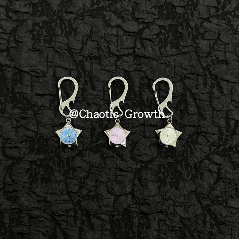 Original Star Keychain with a High-End Feel, Niche ins Metal Watch Waist Pendant, Cleanfit Bag Accessory Original Star Keychain with a High-End Feel, Niche ins Metal Watch Waist Pendant, Cleanfit Bag Accessory