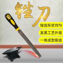 Round flat file pliers triangular steel file woodworking knife E flat file metalworking file semicircular grinding file