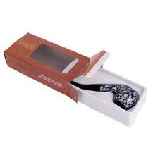 Pipe new resin curved handle imitation solid wood spot free style acrylic filter