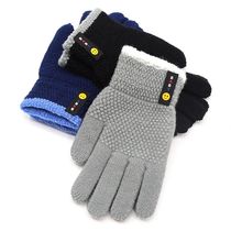 6-10 Years Old New Fashion Kids Thick Knitted Gloves Warm Wi