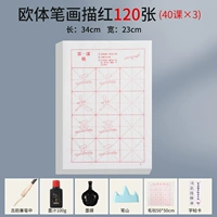 Набор из 120 карточек в европейском стиле [кисть + тушь + чернильная пластина + гора пера + фетр + тетрадная карточка]