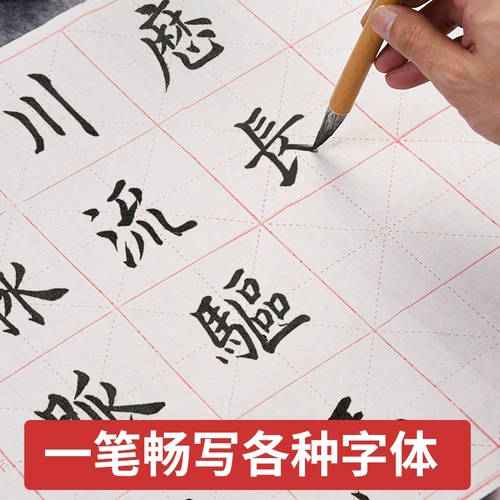 Wolf Mao Mao Pen и средняя практика в начальной школе Zhongkai Написать Baiyun Xiaokai Big Big Baiyun Kai Shu Ji Callicraphy студент Введение Маленькая Baiyun Bi Book Книга китайская живопись