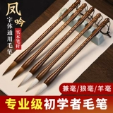 Кисть также используется для китайской каллиграфии обычным китайским письмом, китайской живописи для начинающих. Кисть для росписи овечьей шерсти бывает большая, средняя и маленькая. Увеличенный сценарий бега профессионального уровня. Каллиграфия взрослой кисти. Обычная кисть для письма начального уровня для учащихся начальной школы.