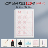 Радикальный набор из 120 карт в европейском стиле [кисть + чернила + чернильная пластина + гора пера + фетр + тетрадная карточка]