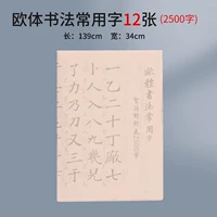 2500 общеупотребительных иероглифов в европейском стиле (12 картинок) с фетром.