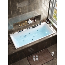 Anhua Bathroom Embedded Bathtub Acrylic Surf Massage Household Adult Mosaic Brick Intelligent Constant Temperature