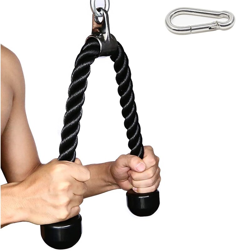 Tricep Pull-Down Rope, High-Pull Training, Gym Gantry Rack Accessories, Rope Pull-Down Device, Bicep Pull-Down