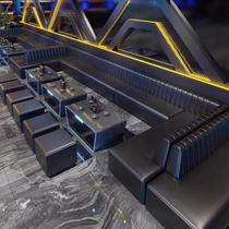 ktv sofa light luxury coffee table K room home theater party deck clear bar U-shaped L-shaped corner bar sofa manufacturer