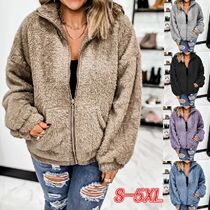 5Xl New Womens Coat Jacket Autumn and Winter Woolen Fleece