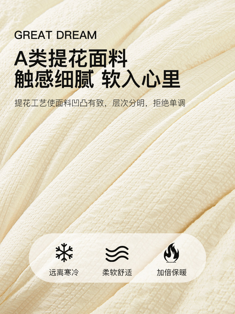 Muji 2025 New Xinjiang Cotton Quilt Winter Quilt Double Pure Cotton Filling Spring and Autumn Quilt Cotton Quilt Core