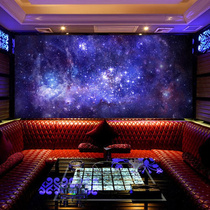 Starry sky ceiling ceiling wallpaper ktv bar box universe night sky wallpaper theater bedroom restaurant mural