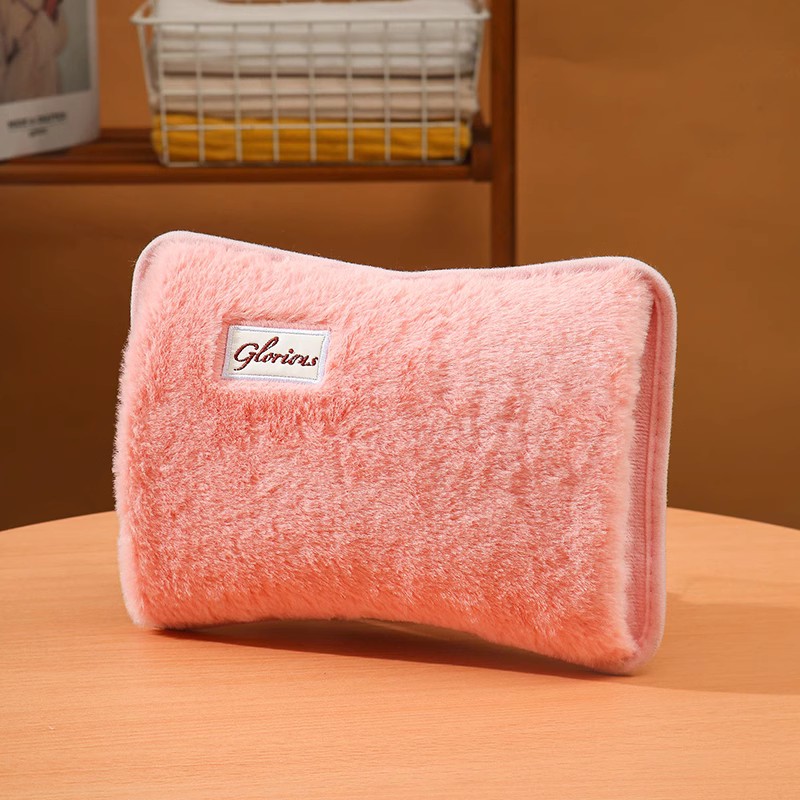Hot water bag charge explosion proof cute plush electric warm Bag warm water bag pain via girl with warm feet Warm warm baby-Taobao