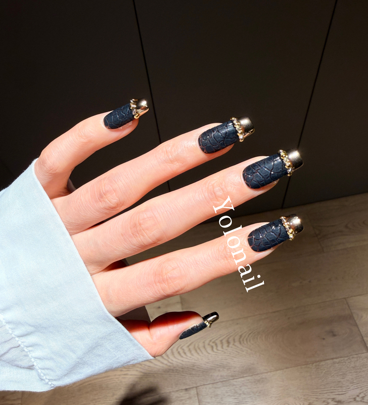 T1298 (Original Crocodile Pattern) Yolo Niche Design Handmade Wearable Nails T1298 (Original Crocodile Pattern) Yolo Niche Design Handmade Wearable Nails