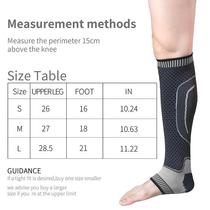 Spot quick-release sports ankle guards knitted extended calf guards breathable pressure leggings basketball football mountaineering pressure