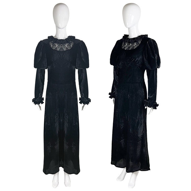 Medieval Victorian Dress Ghost Halloween Witch Vampire Renaissance Dress