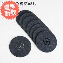 Insulated round Kung Fu tea tray coaster bottom pad tea ceremony tea art Chinese w style teapot pad non-slip felt tea making