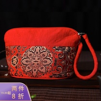 Chinese style Yunjin Japanese style bag Chinese style Su embroidery embroidery Nanjing specialty products Chinese characteristics small gifts gift gifts
