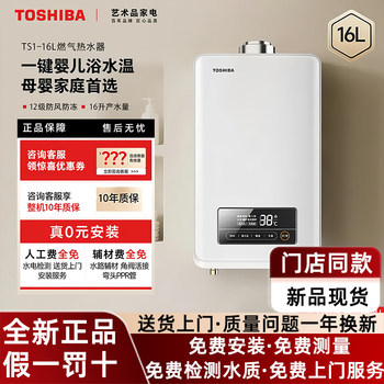 Toshiba Gas Water Heater Natural Gas Water Heater for Home Use 16 Liters Jsq30-Ts1