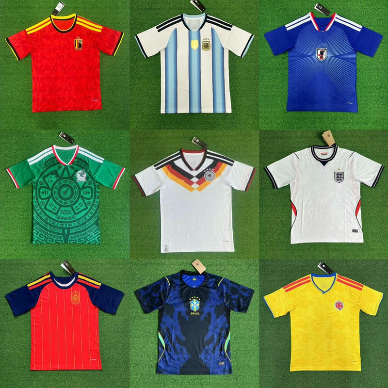 2026 World Cup Soccer Jerseys Argentina Germany France Team Jerseys Short-Sleeved Thai Version Fans Mexico Japan Match Jerseys