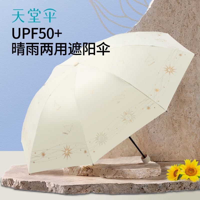 Paradise Umbrella Vinyl Sun Protection Uv Protection Portable Foldable Sun Umbrella Lightweight Small Sunshade Umbrella Unisex Rain or Shine Umbrella Paradise Umbrella Vinyl Sun Protection Uv Protection Portable Foldable Sun Umbrella Lightweight Small Sunshade Umbrella Unisex Rain or Shine Umbrella
