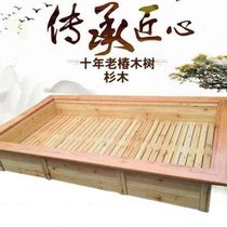 Electric fire phase tube fire cabinet heater test foot roasting fire box electric fire barrel household deepened large solid wood rectangular deep