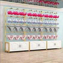 Underwear store underwear bra display cabinet display rack wall-mounted pajamas display rack underwear store underwear display cabinet with hook