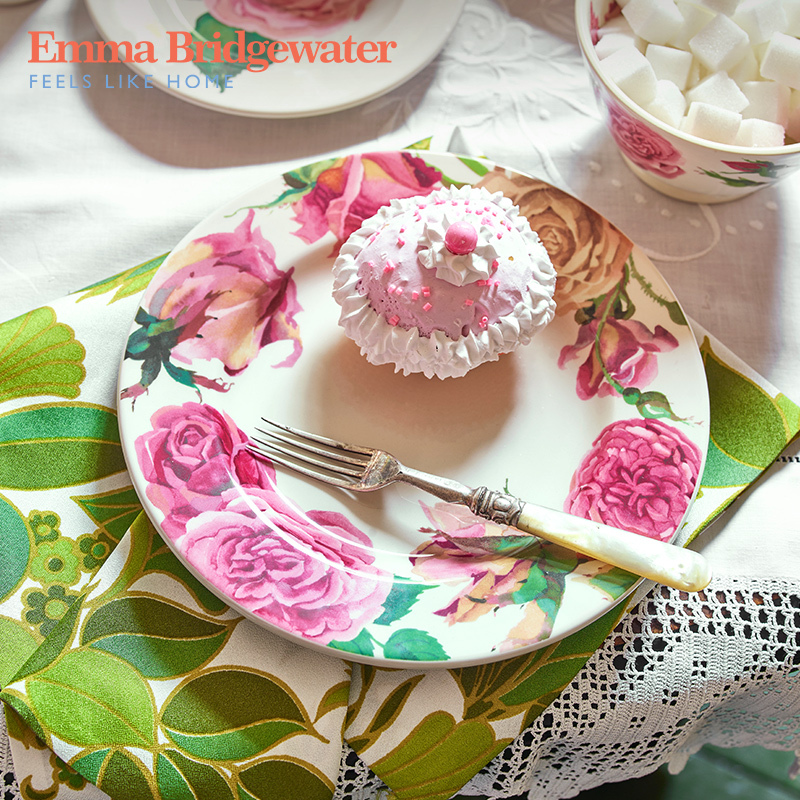 Emma Bridgewater Rose Life Ceramic Dish Plate Tableware Fruit Plate Dish Emmabrigewater Emma Bridgewater Rose Life Ceramic Dish Plate Tableware Fruit Plate Dish Emmabrigewater