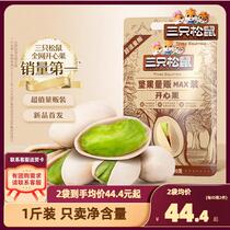 (Three Squirrels_Packed Pistachios 500g) Nut Salt Baked Flavor Dried Fruit Snack Specialty