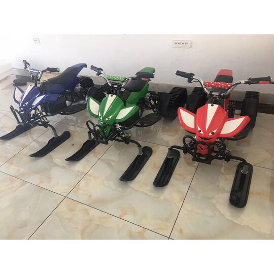 Children's Tracked Snowmobile Electric Ski Scooter Skateboard Snow Taxi Park Electric Snowmobile