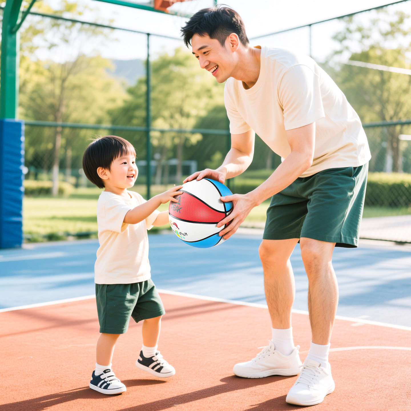 Peak Kidsren's Basketball Kindergarten Baby Primary School Students Beginner Special Size 3-4-5 Training Ball Size 5 Basketball