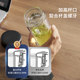 Fuguang glass double-layer water cup large-capacity business tea cup high-end portable men and women thickened single-layer cup
