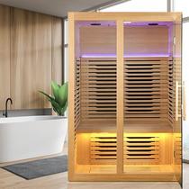 Single Light Wave Room Home Sauna Room Far Infrared Nano Mobile Perspiration Sweat Steam Box Sweating Manufacturer Direct Sales