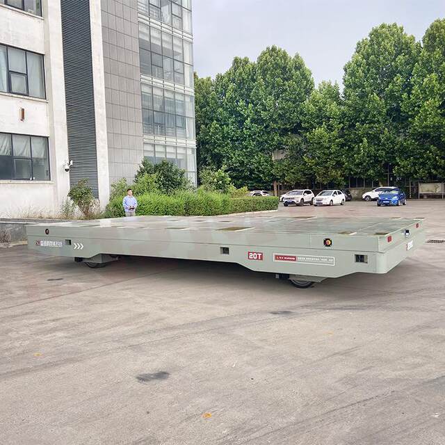 Lifting and explosion-proof electric flat car, trackless battery flat car, 10-ton workshop transport tool