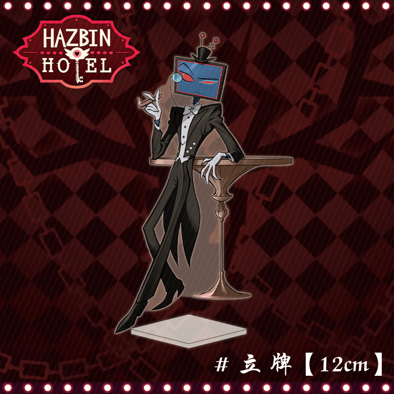 HazbinHotel Hell Inn Alastor Vox Lucifer периферийная акриловая подставка настольные украшения