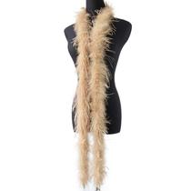 Fat pig hangkang feather top ostrich feather hat accessories material performance dress plush strip down material scarf