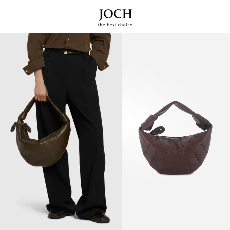 Joch Is Here! New Summer Style Cowhide Mini Croissant Shoulder Bag, Handbag, Croissant Bag, Mini Handbag