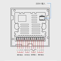 Customized factory promotes Z4 intelligent background music host 86 type control panel ceiling ceiling speaker sound