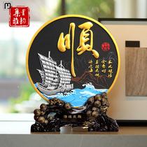 Maosa activated carbon carving crafts housewarming gifts carbon carving wine cabinet TV cabinet living room small ornaments home decoration